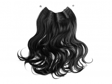 Extensions Haarverlängerung 50 cm in der Farbe schwarz Frisur Haar Extensions lange Haare